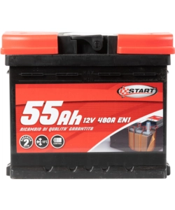 BATTERIA AUTO 55AH 12V 480A POLO POSITIVO DESTRO CASSETTA L1